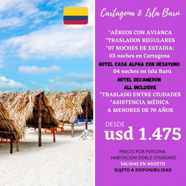 Cartagena e Isla de Baru